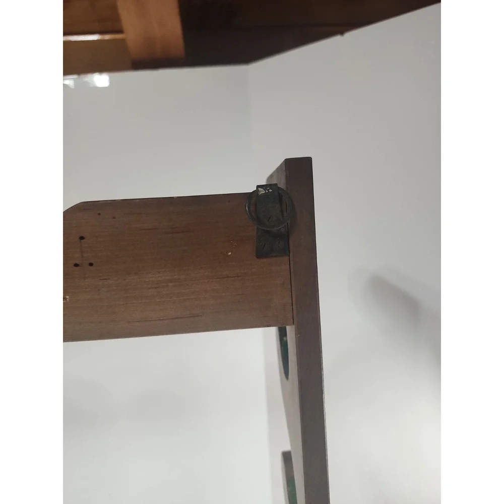 Vintage Wooden Gun Rack Holds 4 Guns 1 Shelf Hangers On Back